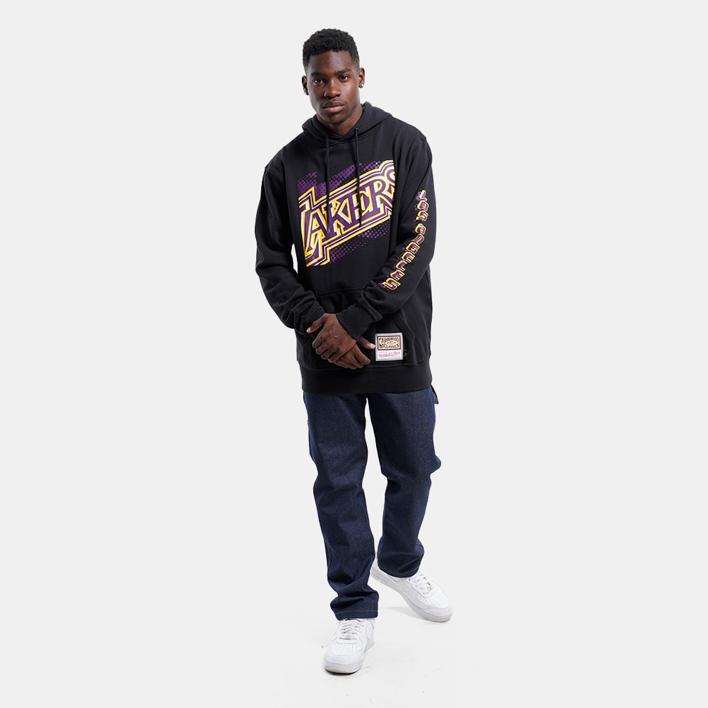 Mitchell & Ness NBA Los Angeles Lakers Big Face 7.0 Ανδρική Μπλούζα με Κουκούλα