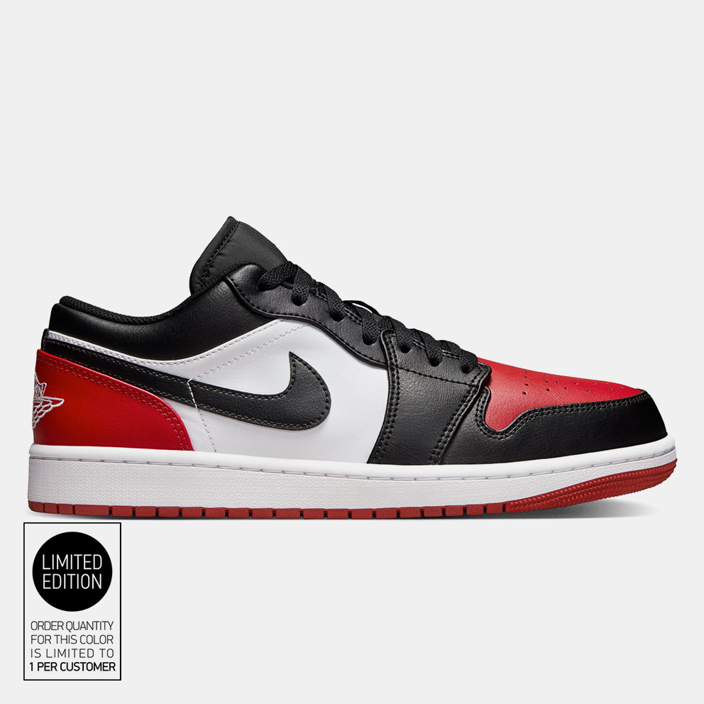 Jordan Air 1 Low "Bred Toe" Ανδρικά Παπούτσια (9000150769_69579) WHITE/BLACK-VARSITY RED-WHITE