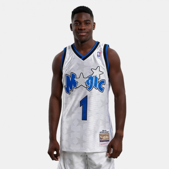 Men's Mitchell & Ness Penny Hardaway Charcoal Orlando Magic