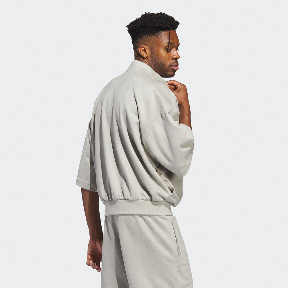 adidas Basketball Sueded Half-Zip Unisex Μπλούζα Φούτερ (9000154985_21341) φωτογραφία