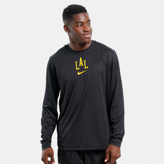 Nike Dri-FIT NBA Los Angeles Lakers City Edition Ανδρική Μπλούζα με Μακρύ Μανίκι