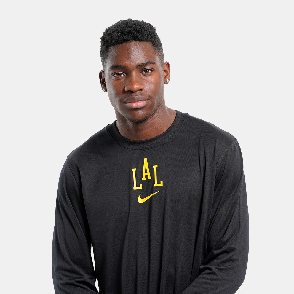 Nike Dri-FIT NBA Los Angeles Lakers City Edition Ανδρική Μπλούζα με Μακρύ Μανίκι