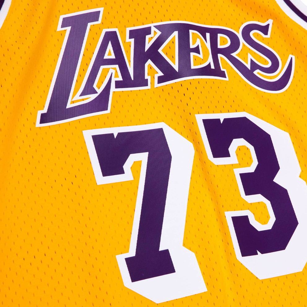 Mitchell & Ness Swingman Dennis Rodman Los Angeles Lakers 73 Ανδρική Μπασκετική Φανέλα