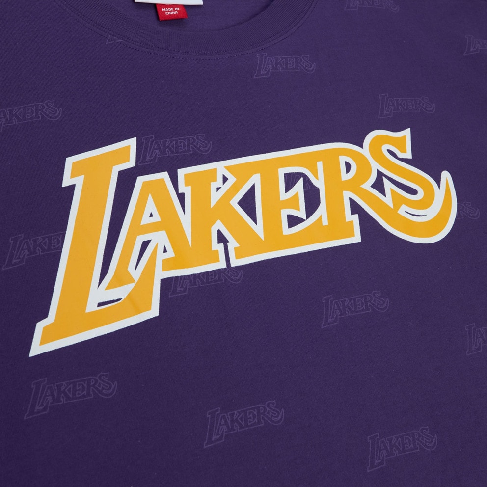 Mitchell & Ness Nba Aop S/S Top Lakers