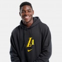 Nike NBA Los Angeles Lakers Club Fleece City Edition Ανδρική Μπλούζα με Κουκούλα