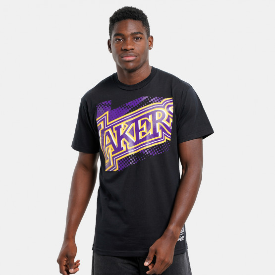 Mitchell & Ness Nba Big Face 7.0 Ss Tee Lakers