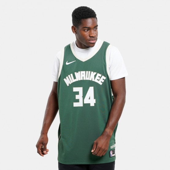 Nike Giannis NBA Authentic Antetokounmpo Milwaukee Bucks Icon Edition 2020 Men's Jersey