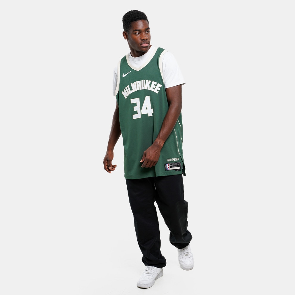 Nike Giannis NBA Authentic Antetokounmpo Milwaukee Bucks Icon Edition 2020 Ανδρική Φανέλα