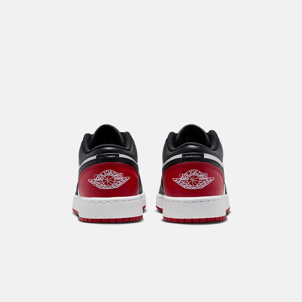 Air Jordan 1 Low "Bred Toe" Kids' Shoes