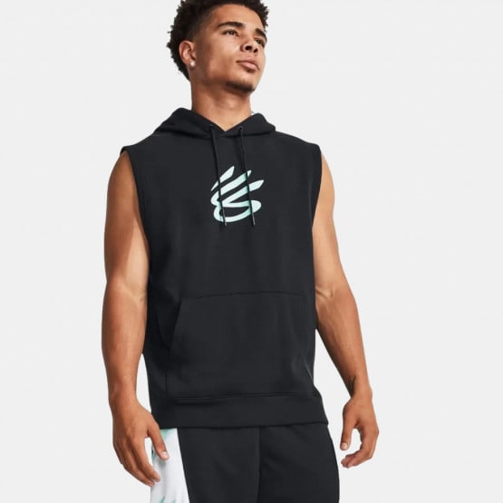 Under Armour Curry Fleece Ανδρική Αμάνικη Μπλούζα με Κουκούλα