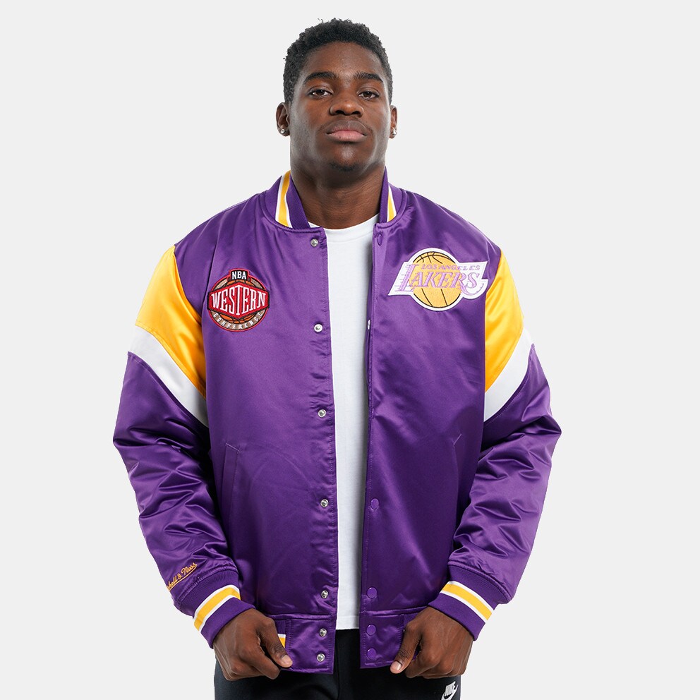 Mitchell & Ness Nba Heavyweight Satin Jacket Laker