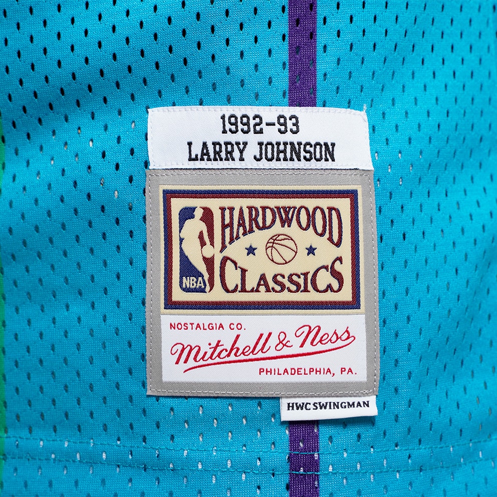 Mitchell & Ness NBA Larry Johnson Charlotte Hornets 1992-93 Swingman Ανδρική Μπασκετική Φανέλα