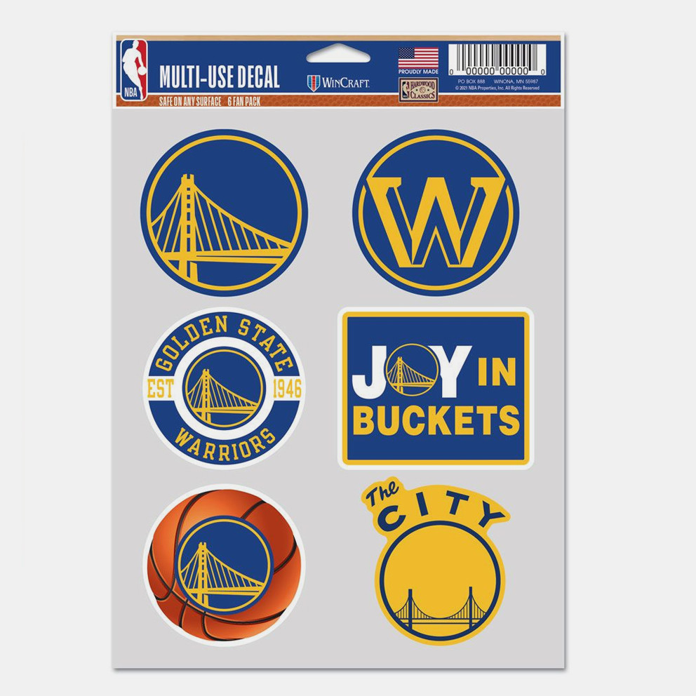 Wincraft Wincraft Nba Fdcl 5.5X7.75 6Pk Warriors (9000179157_76362)