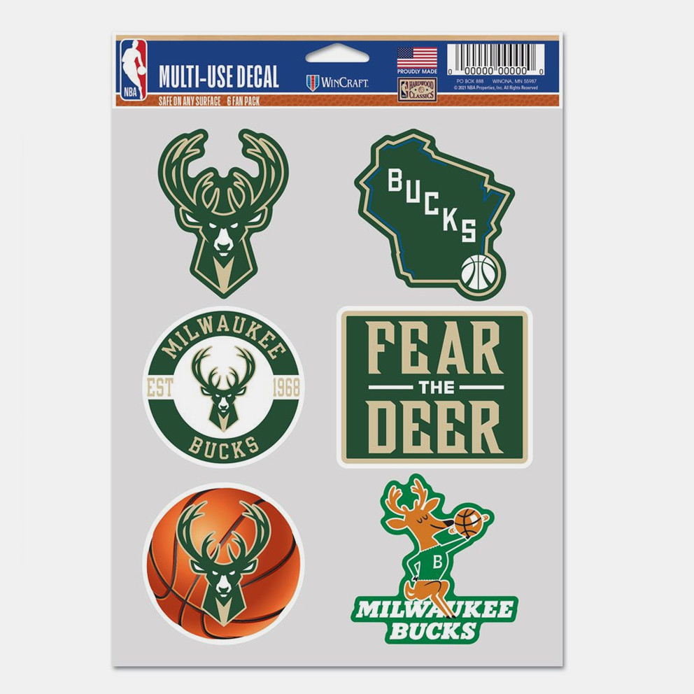 Wincraft Wincraft Nba Fdcl 5.5X7.75 6Pk M Bucks (9000179159_64442)