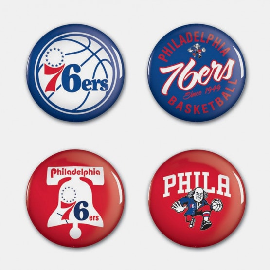 Wincraft Nba Btn 4Pk P 76Ers