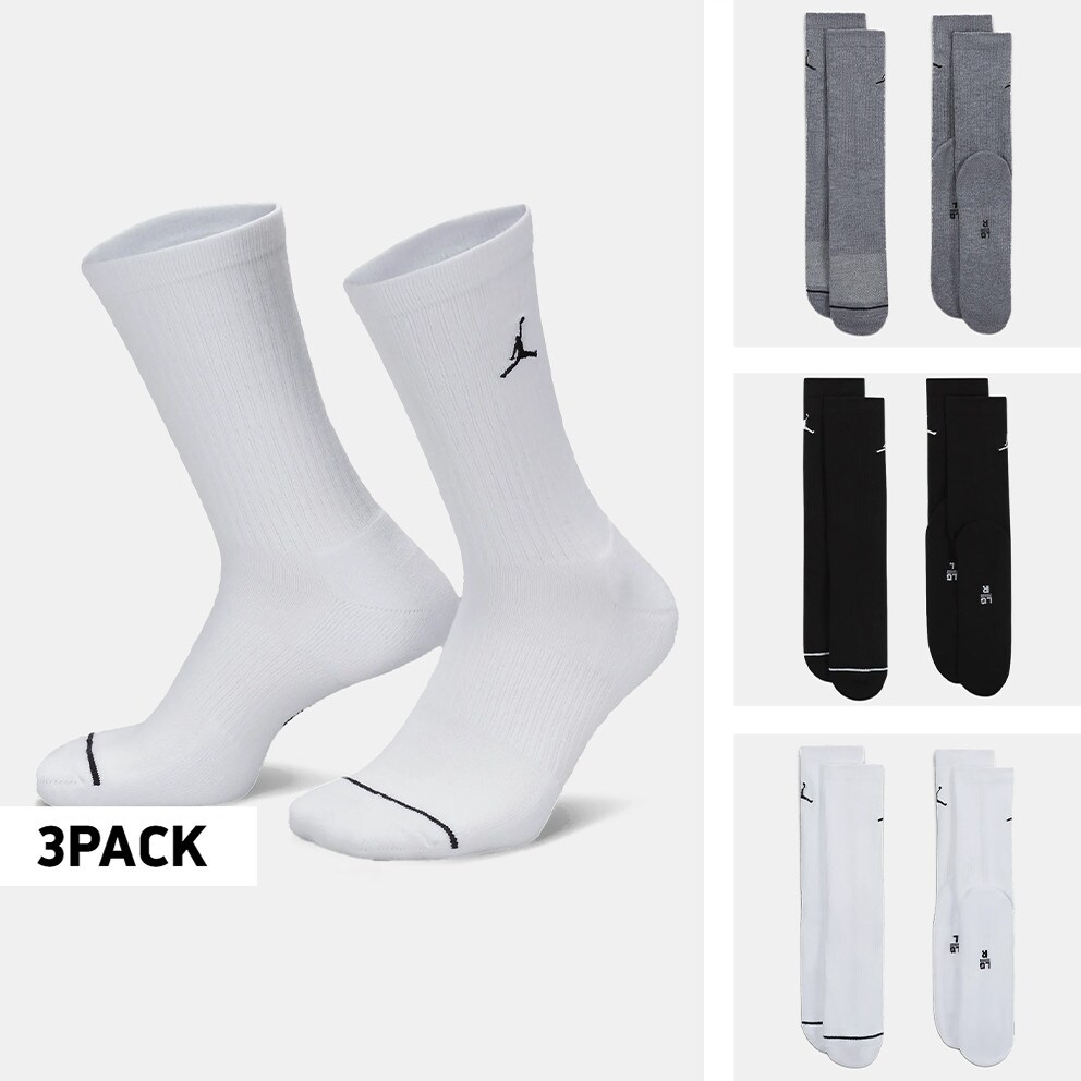 Jordan Jumpman Cush Poly Crew 3-Pack Unisex Socks