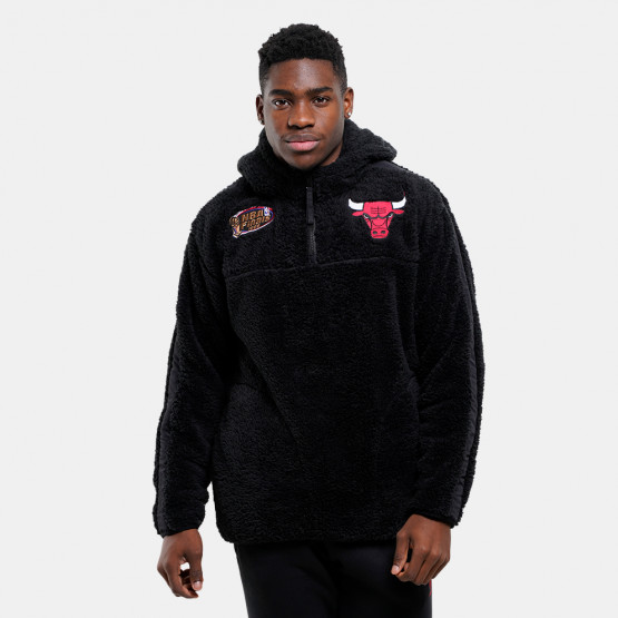 Mitchell & Ness Chicago Bulls Sherpa Fleece 1/4 Men's Sweatshirt