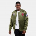 Mitchell & Ness NBA Chicago Bulls Satin Bomber Ανδρικό Μπουφ΄άν