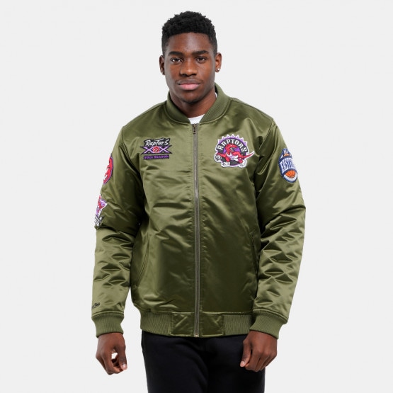 Mitchell & Ness NBA Toronto Raptors Satin Bomber Ανδρικό Μπουφ΄άν