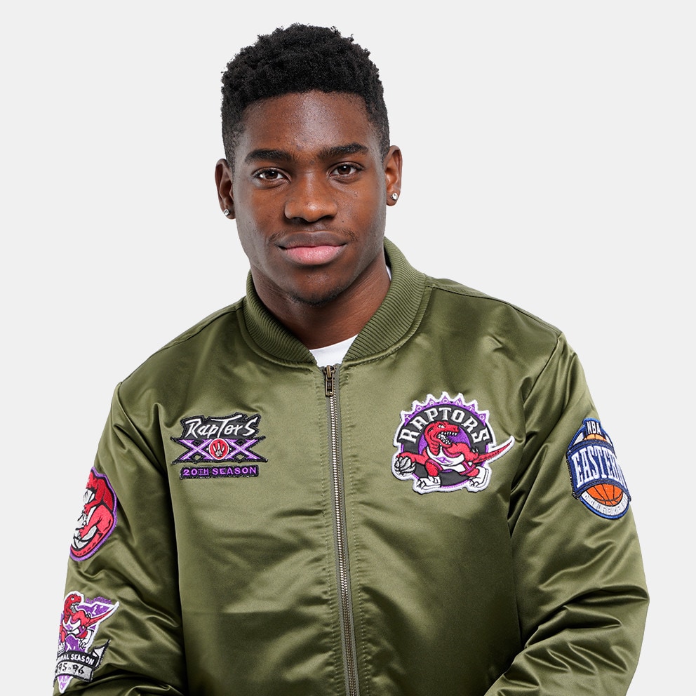 Mitchell & Ness NBA Toronto Raptors Satin Bomber Ανδρικό Μπουφ΄άν