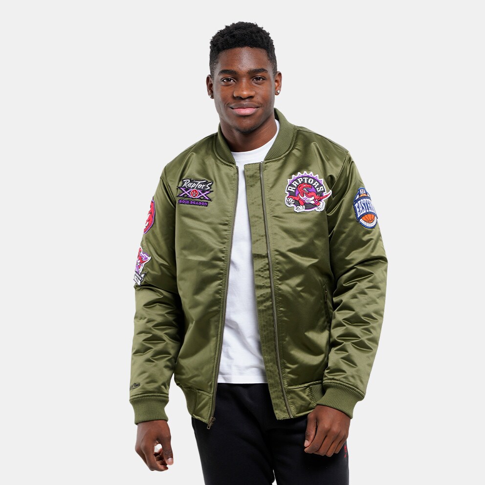 Mitchell & Ness NBA Toronto Raptors Satin Bomber Ανδρικό Μπουφ΄άν