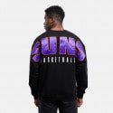 Mitchell & Ness NBA Phoenix Suns Team First Satin Fleece Crew Men's Sweatshirt