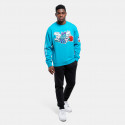 Mitchell & Ness NBA Charlotte Hornets There And Back Fleece Crew Ανδρική Μπλούζα Φούτερ