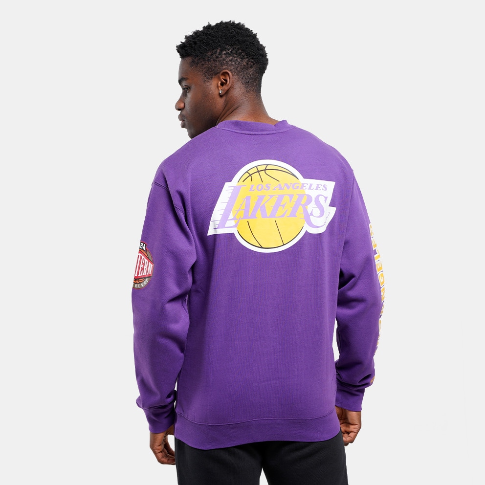 Mitchell & Ness NBA Los Angeles Lakers There And Back Fleece Crew Men's Sweatshirt