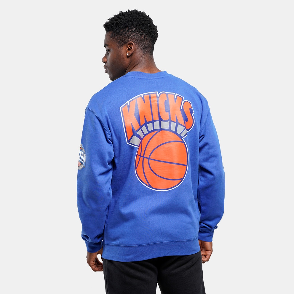 Mitchell & Ness NBA New York Knicks There And Back Fleece Crew Ανδρική Μπλούζα Φούτερ