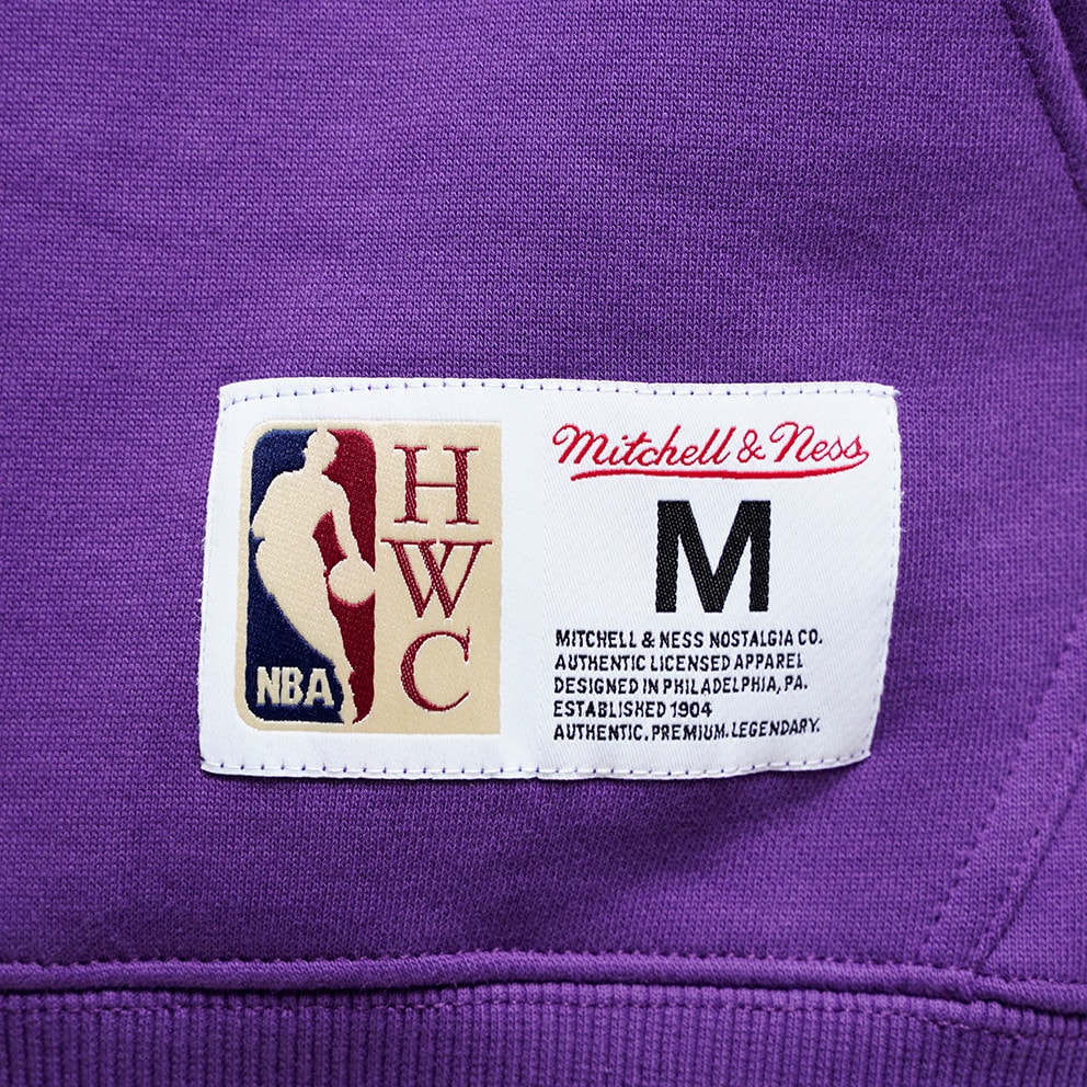 Mitchell & Ness NBA Los Angeles Lakers Tonal Logo Heavyweight Fleece Ανδρική Μπλούζα με Κουκούλα