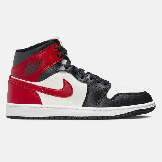 Jordan Air 1 Mid "Gym Red Off Noir" Γυναικεία Μποτάκια