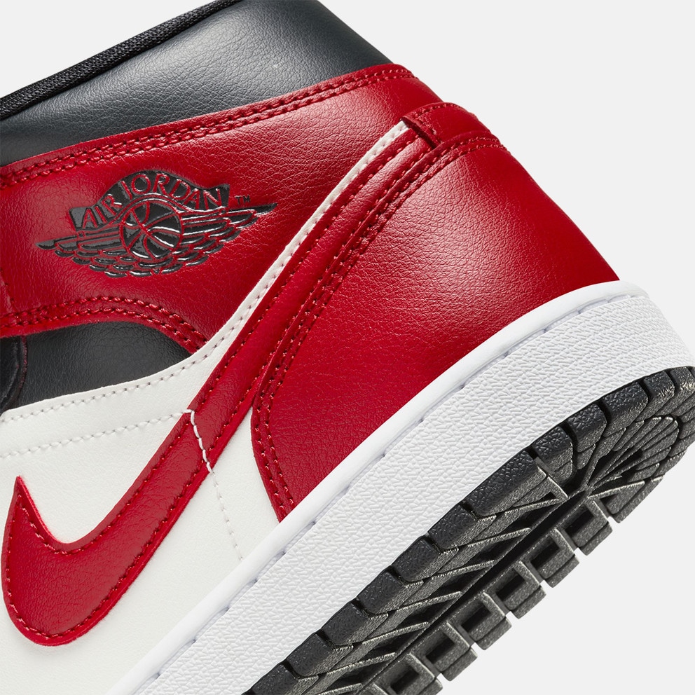 Jordan Air 1 Mid "Gym Red Off Noir" Γυναικεία Μποτάκια