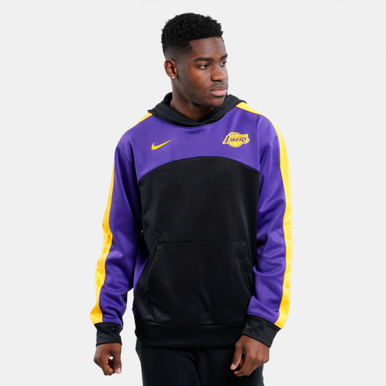 Nike NBA Therma-FIT Los Angeles Lakers Starting 5 Ανδρική Mπλούζα με Κουκούλα