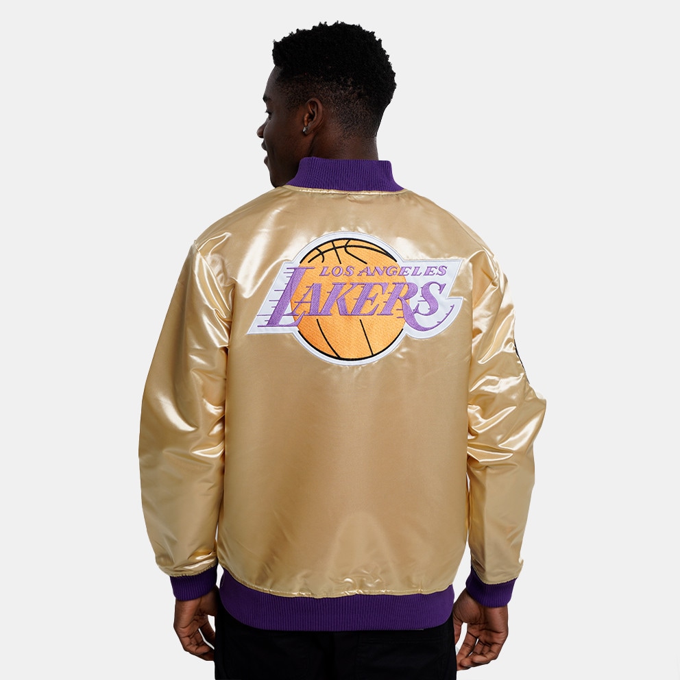 Mitchell & Ness NBA Los Angeles Lakers Lightweight Satin Ανδρικό Μπουφάν