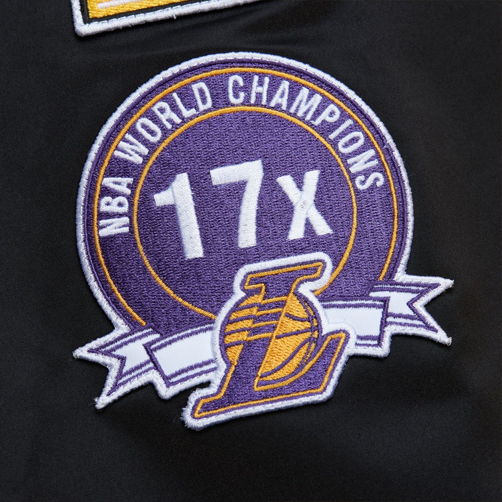 Mitchell & Ness NBA Los Angeles Lakers Lightweight Satin Bomber Μen's Jacket