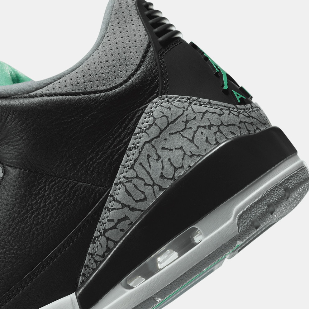 Jordan Air 3 Retro "Green Glow" Κids' Shoes