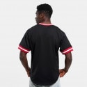 Mitchell & Ness NBA Chicago Bulls Fashion Mesh V-Neck Vintage Logo Men's Basketball Jersey