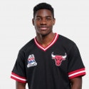 Mitchell & Ness NBA Chicago Bulls Fashion Mesh V-Neck Vintage Logo Men's Basketball Jersey