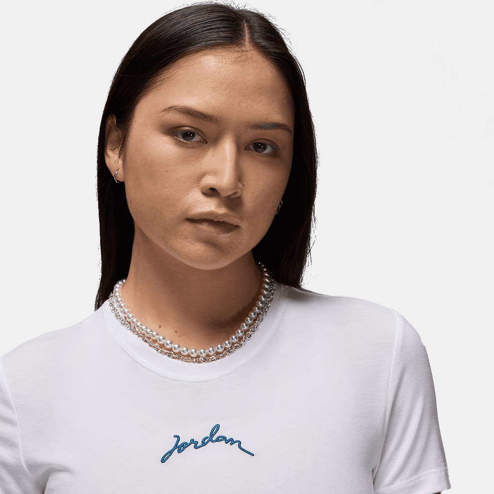 Jordan W J Ss Gfx Slim Crop Tee