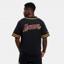 Mitchell & Ness NBA Los Angeles Lakers Fashion Cotton Button Front Vintage Men's Shirt