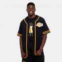 Mitchell & Ness NBA Los Angeles Lakers Fashion Cotton Button Front Vintage Men's Shirt