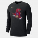 Nike NBA City Edition Toronto Raptors Ανδρική Μπλούζα με Μακρύ Μανίκι