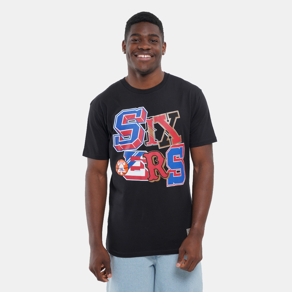 Mitchell & Ness Nba Hyper Type Tee 76Ers