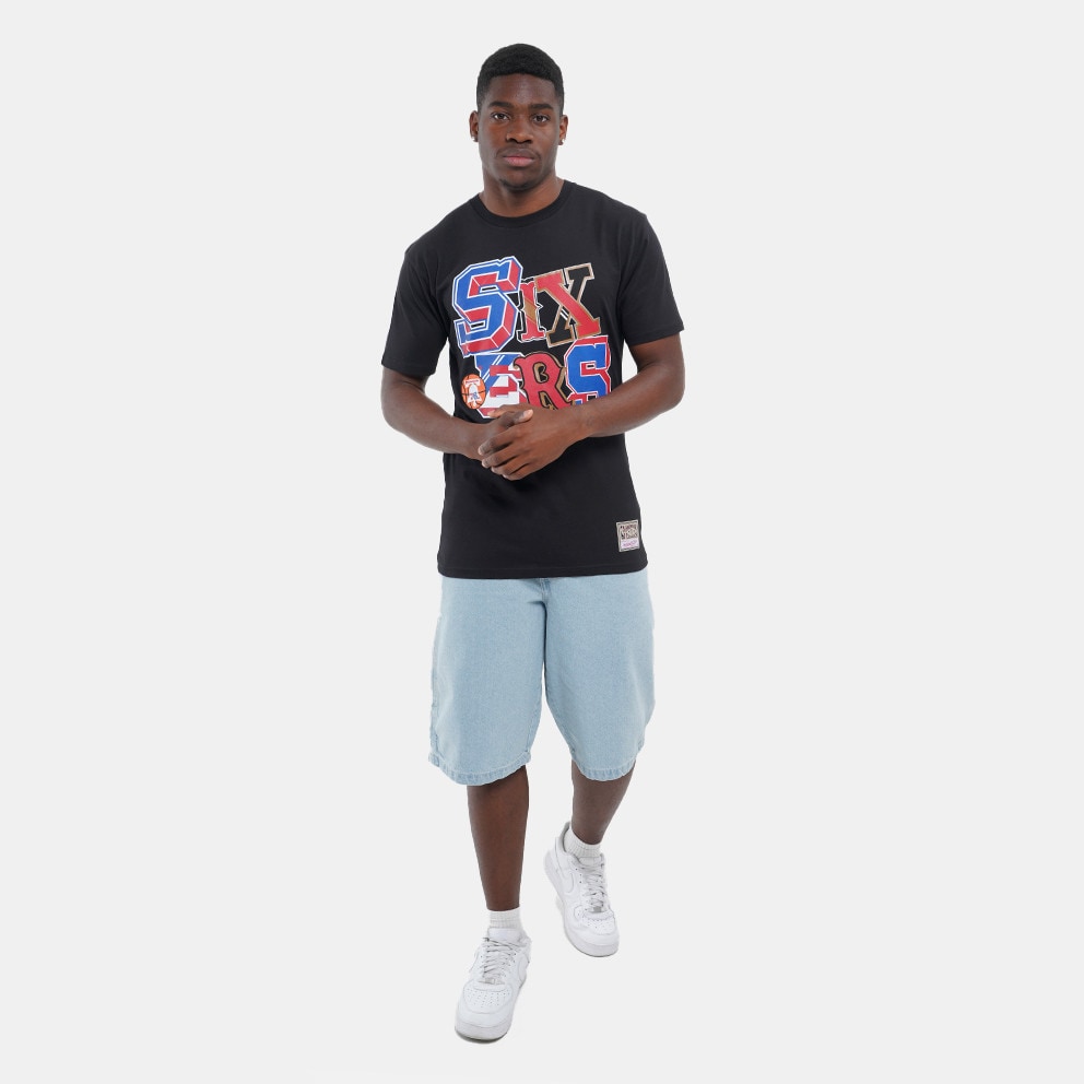 Mitchell & Ness Nba Hyper Type Tee 76Ers