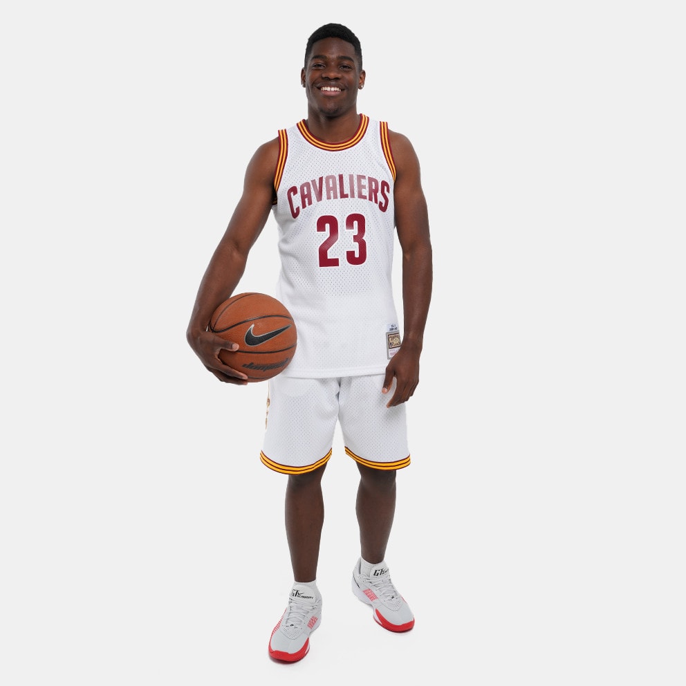 Mitchell & Ness Nba White Jersey Cavaliers 2015 Le