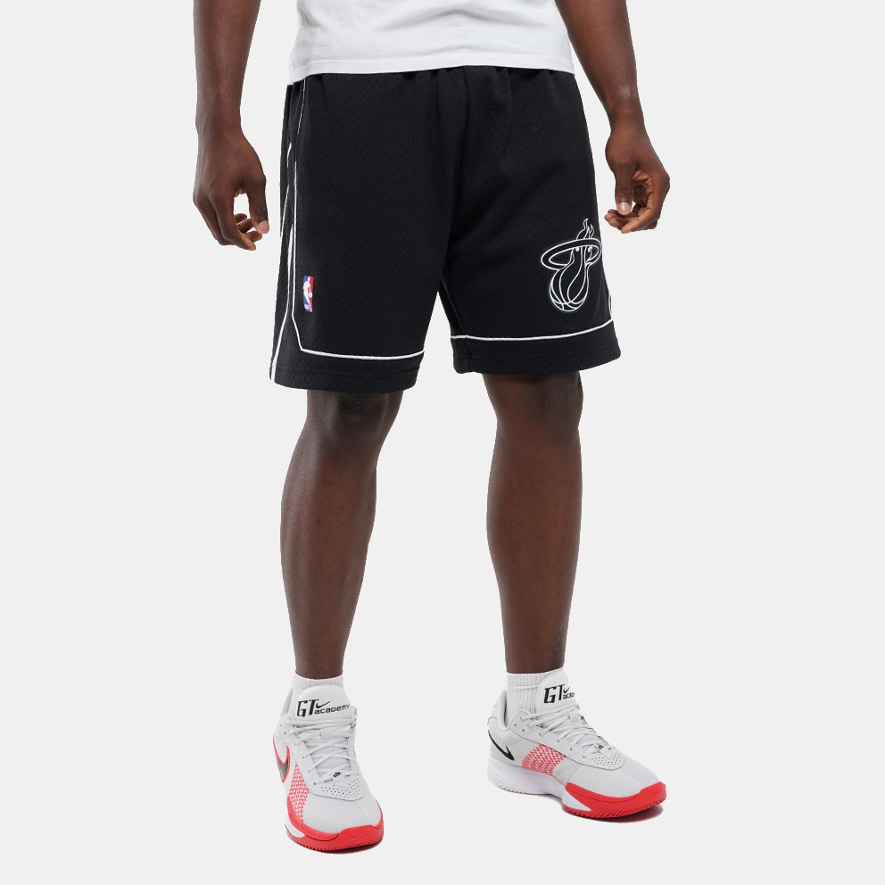 Mitchell & Ness Nba Black Shorts Heat 2011