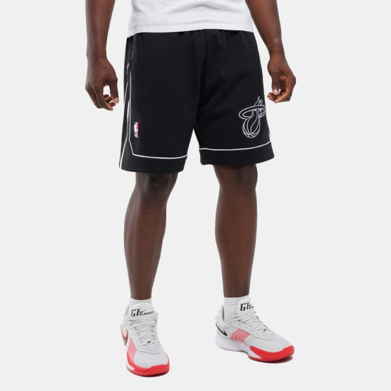 Mitchell & Ness Nba Black Shorts Heat 2011