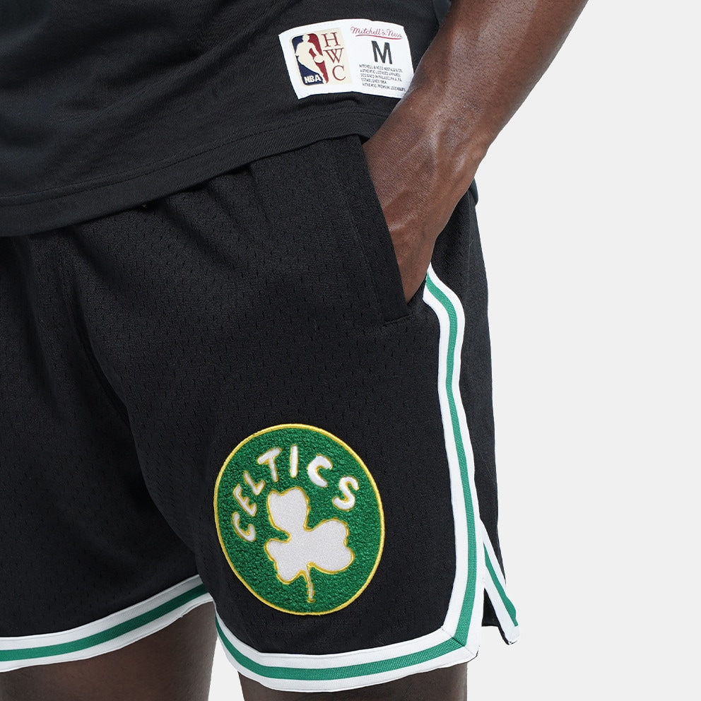 Mitchell & Ness Nba Logo Over Game Day Shorts Celt