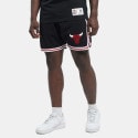 Mitchell & Ness Nba Logo Over Game Day Shorts Bull