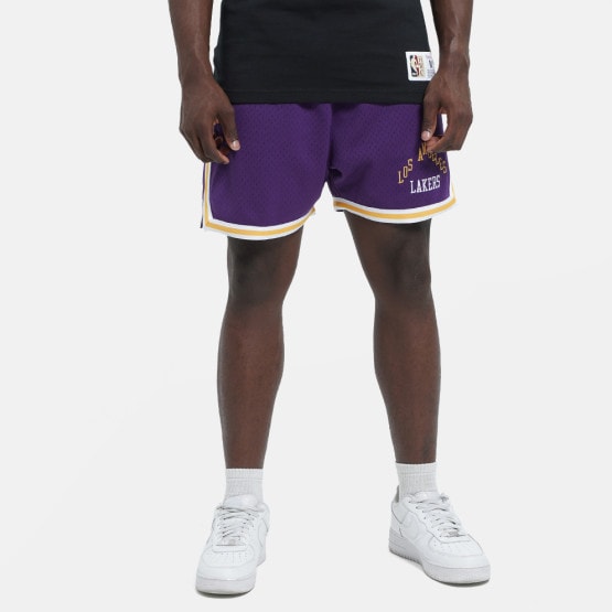 Mitchell & Ness Nba Logo Over Game Day Shorts Lake